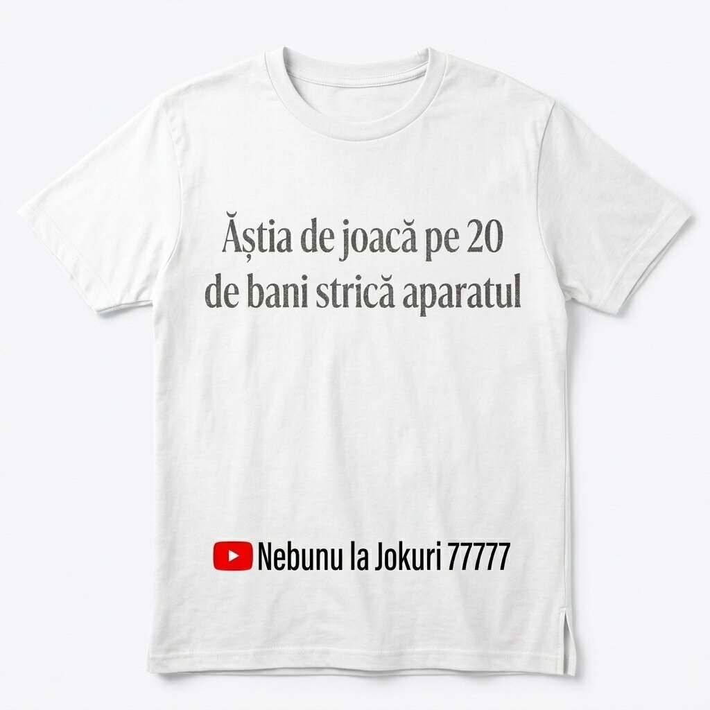 Ăștia de joacă pe 20 de bani strică aparatul — Alb
