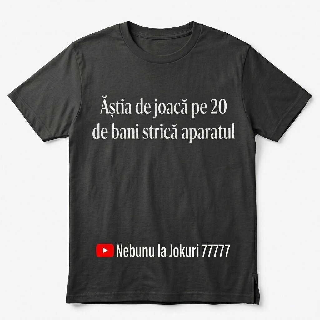 Ăștia de joacă pe 20 de bani strică aparatul — Gri