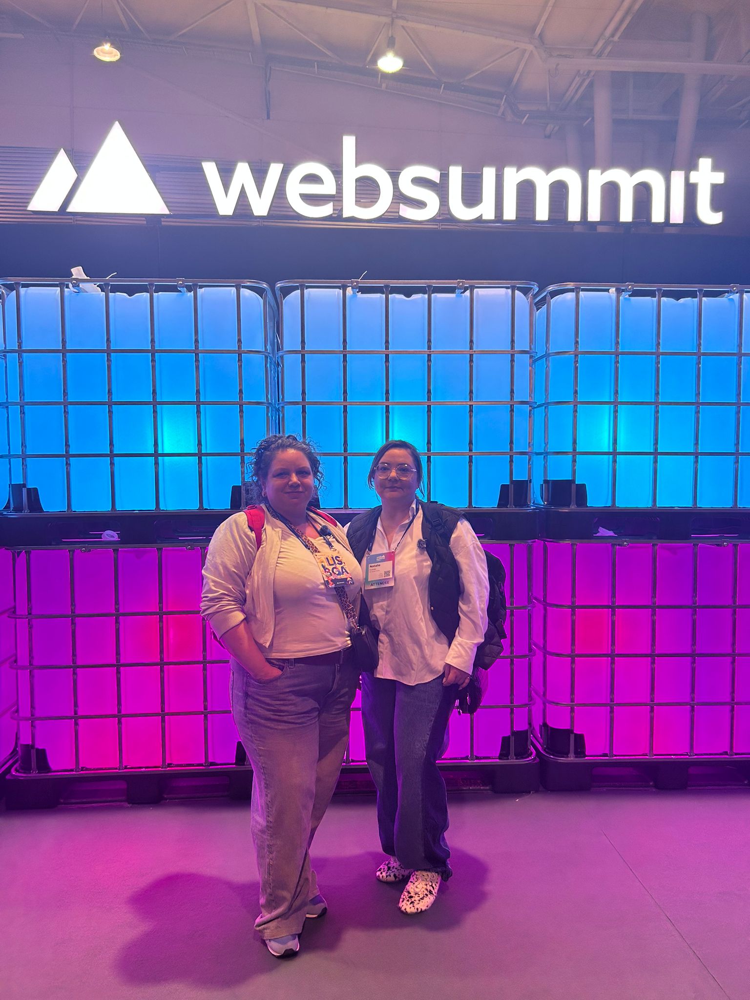 Natalie i Patrycja na Web Summit w Lizbonie