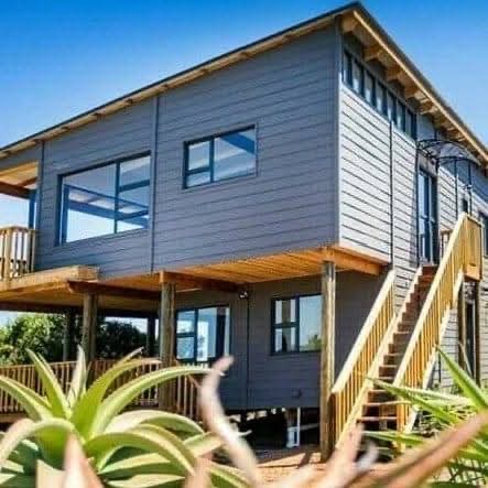 Elevated Nutec house with deck