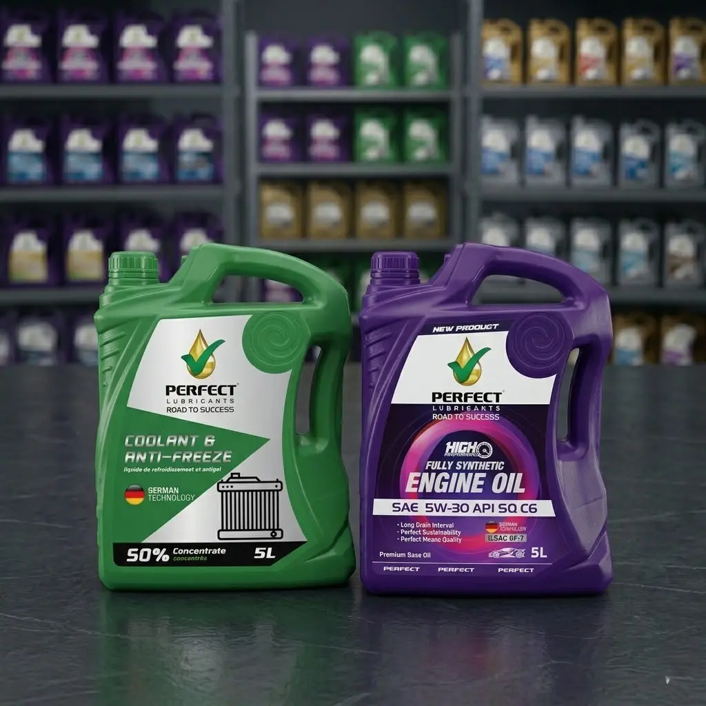 Perfect Lubricants Products - Engine Oil and Coolant