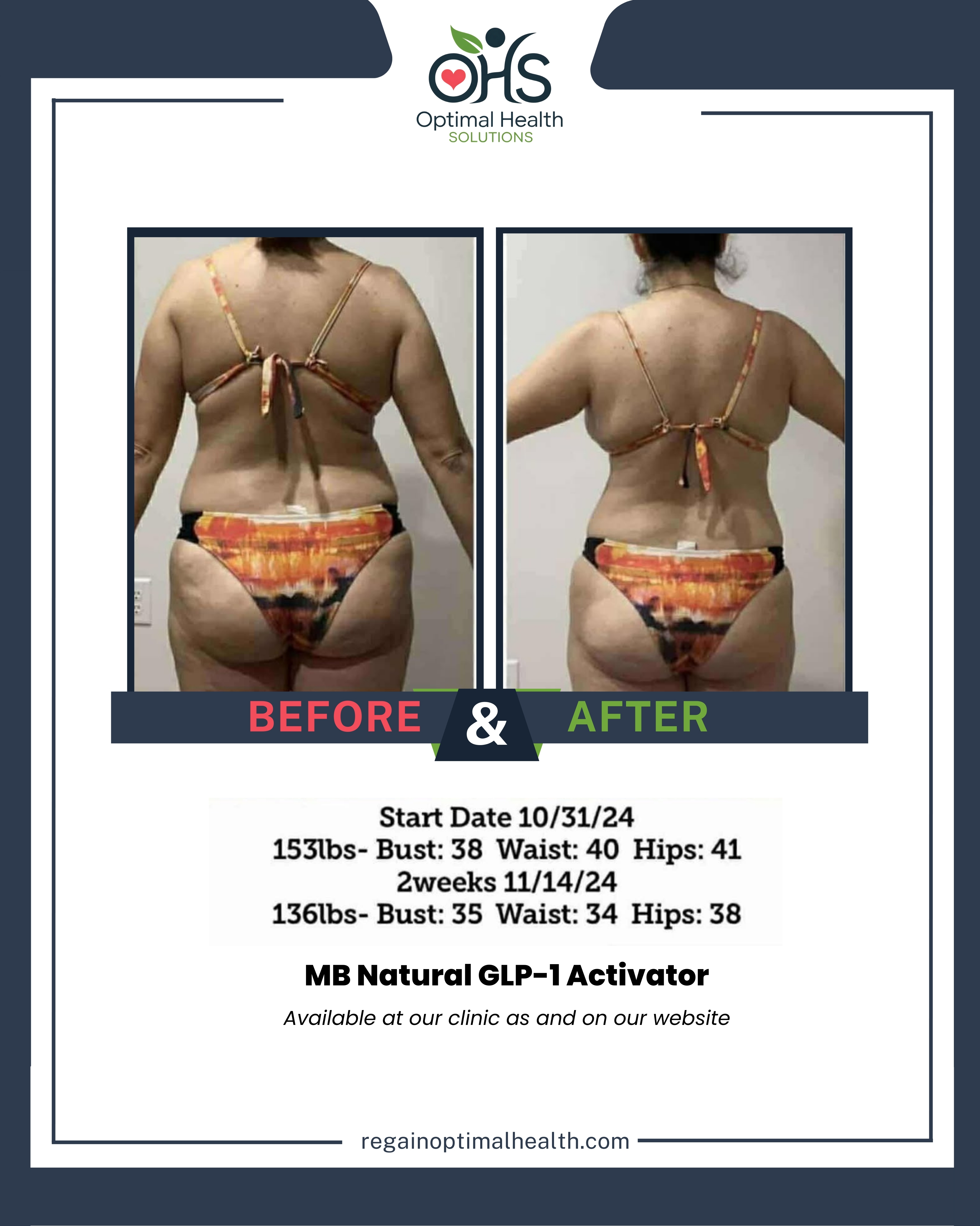Patient feedback review 3 - Before and after transformation