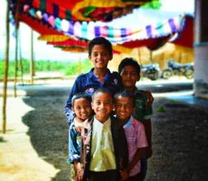 Children at Tejeda Foundation Orphanage