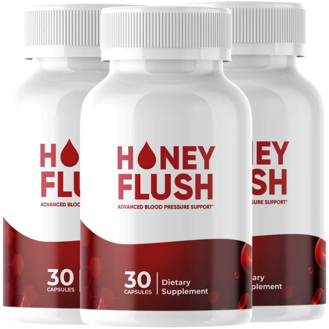 3 Honey Flush Bottles