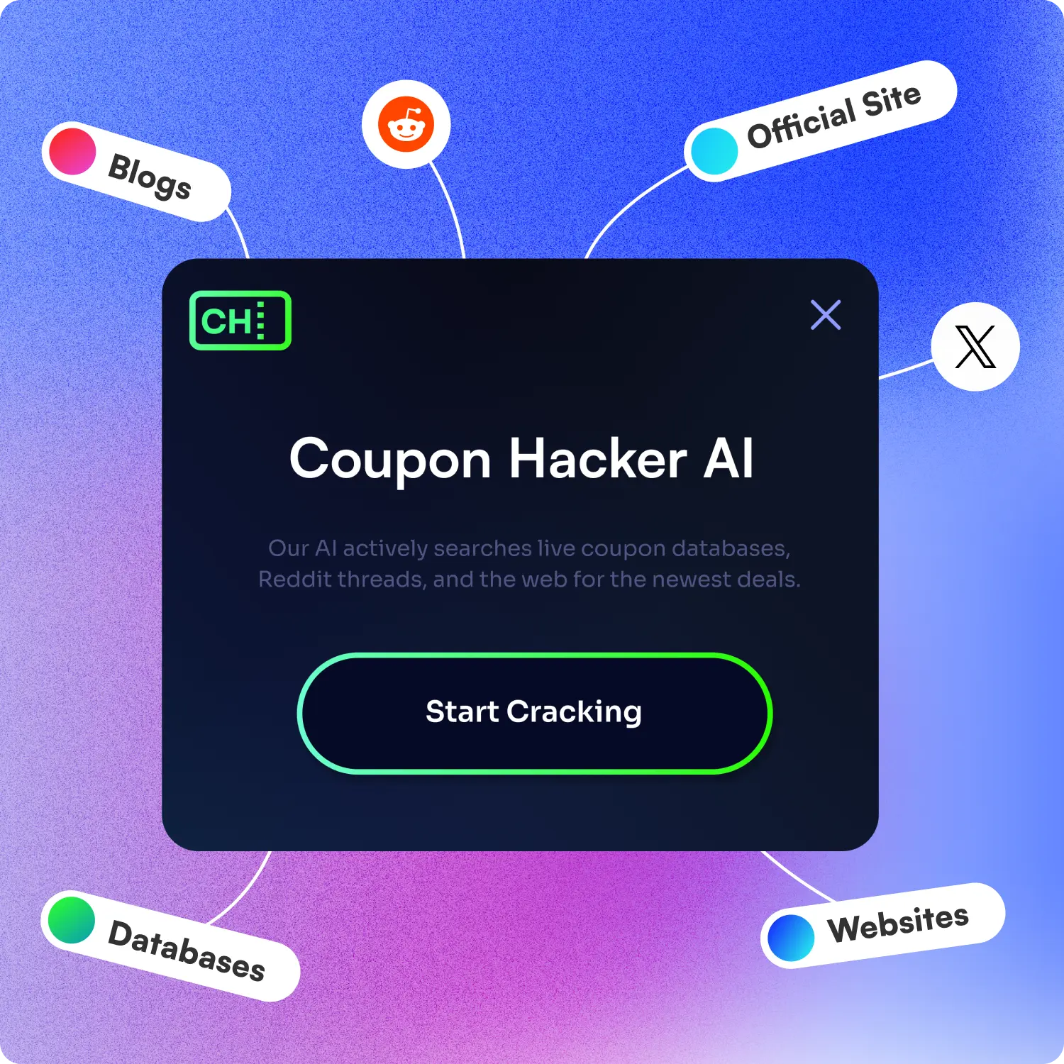 AI-powered discount finding feature