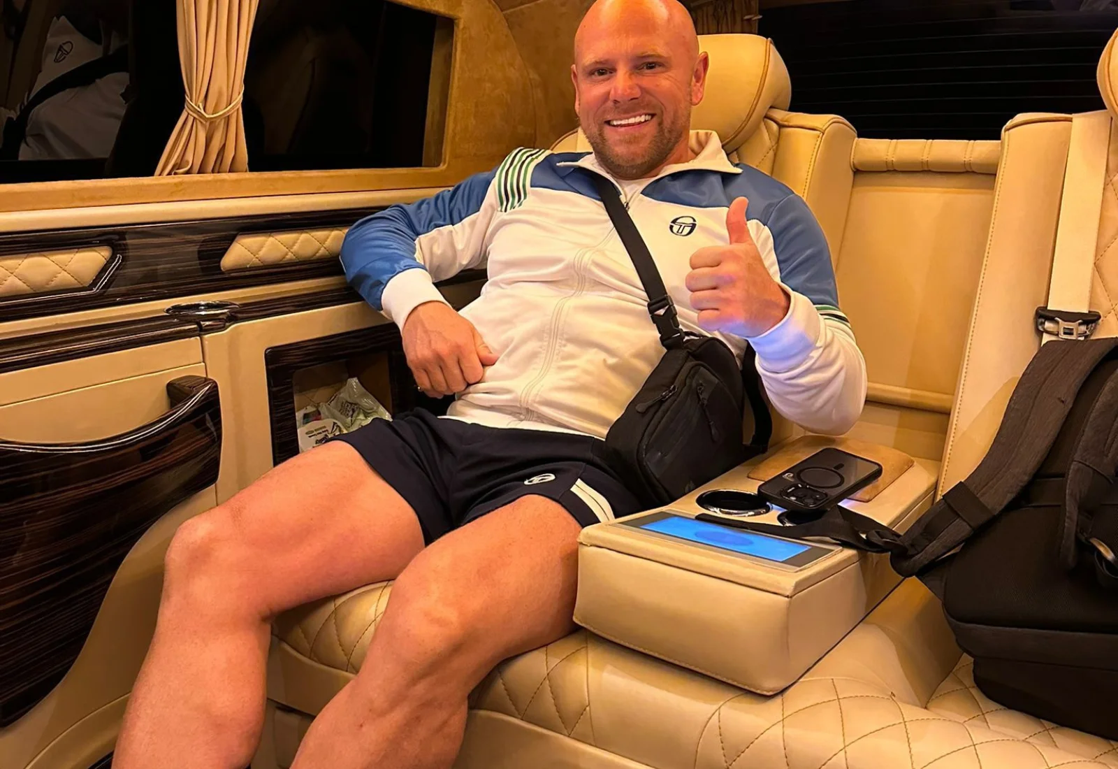 Happy guest giving thumbs up