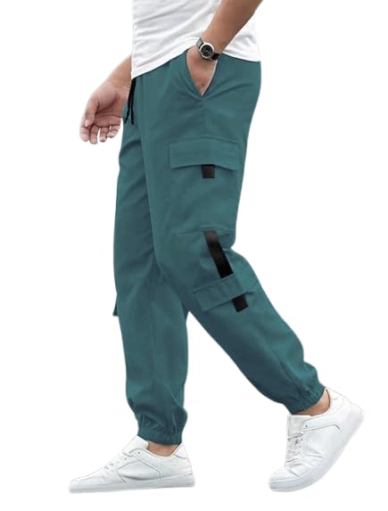 Teal Cargo Pants