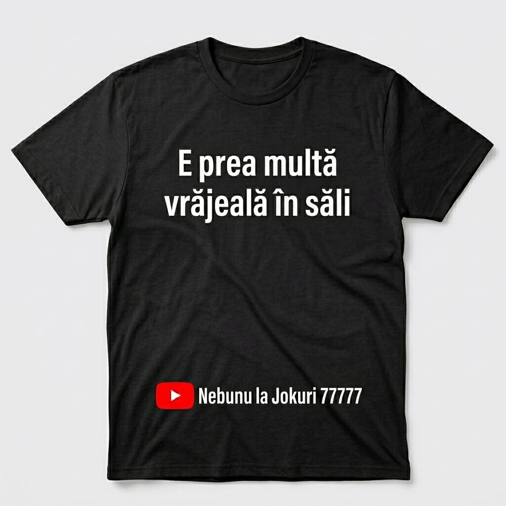 E prea multă vrăjeală în săli — Negru v2