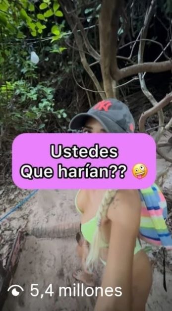 Reel viral: ustedes qué harían en la selva