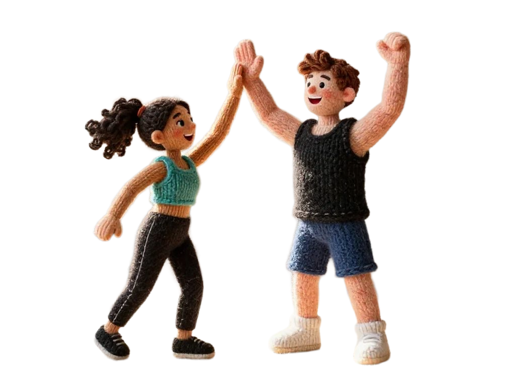 High five celebration