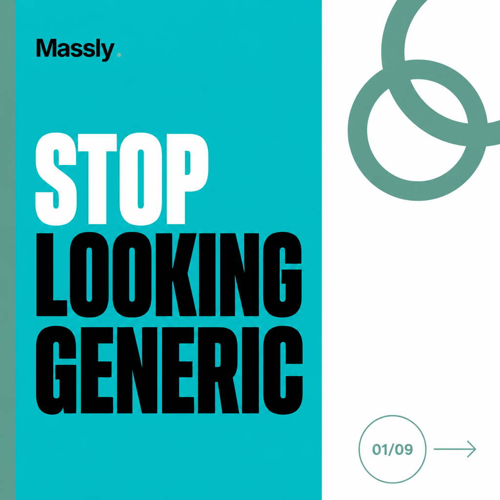 Slide 1: Stop Looking Generic