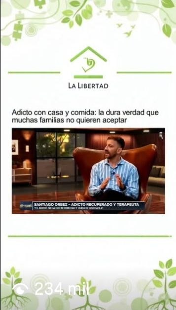 Reel viral: adicto con casa y comida, la dura verdad