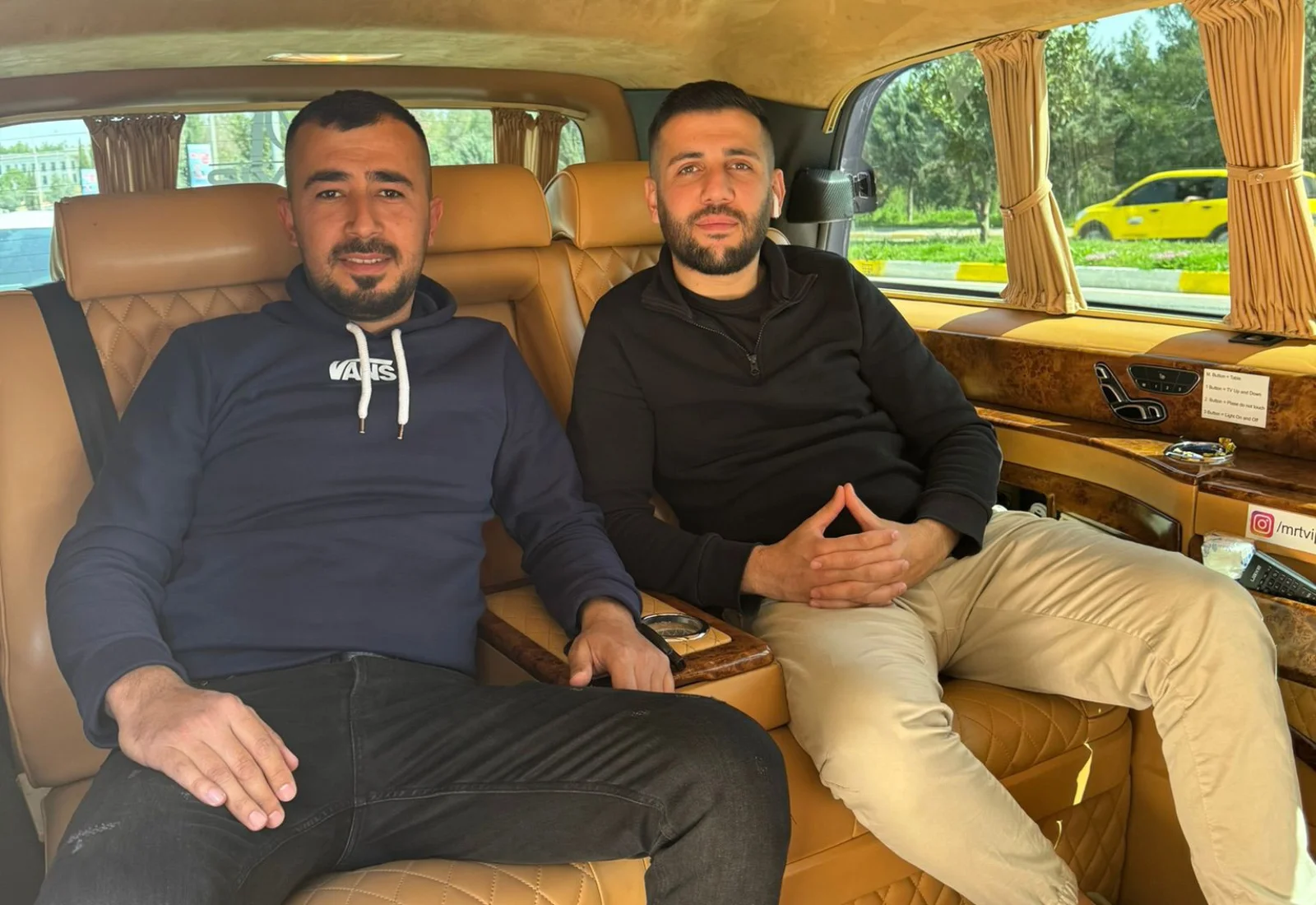 Friends on business trip