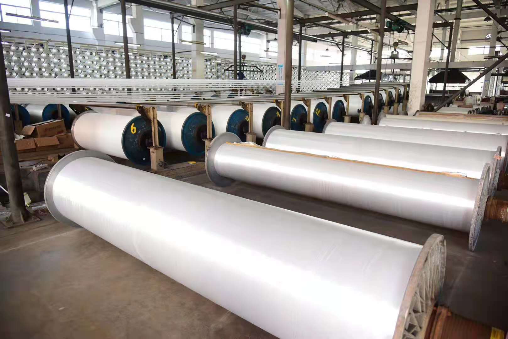 Fabric rolls production