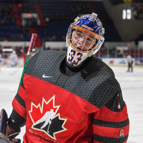 Chazz Nixon - Team Canada East goaltender trained by Puck Warriors