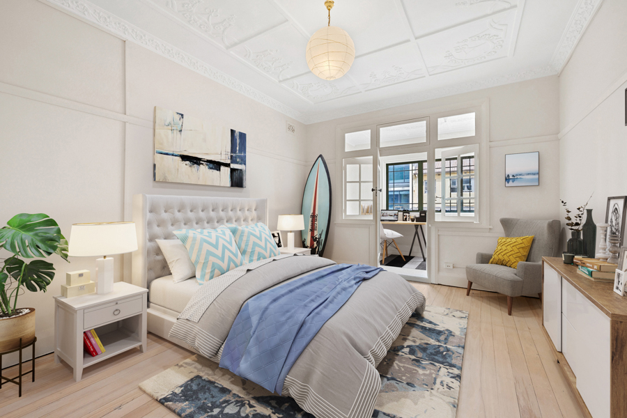 Coastal Bedroom - After