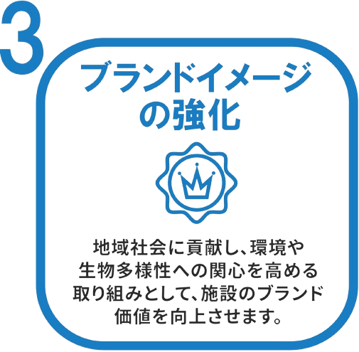 ブランドイメージの強化を表すアイコン