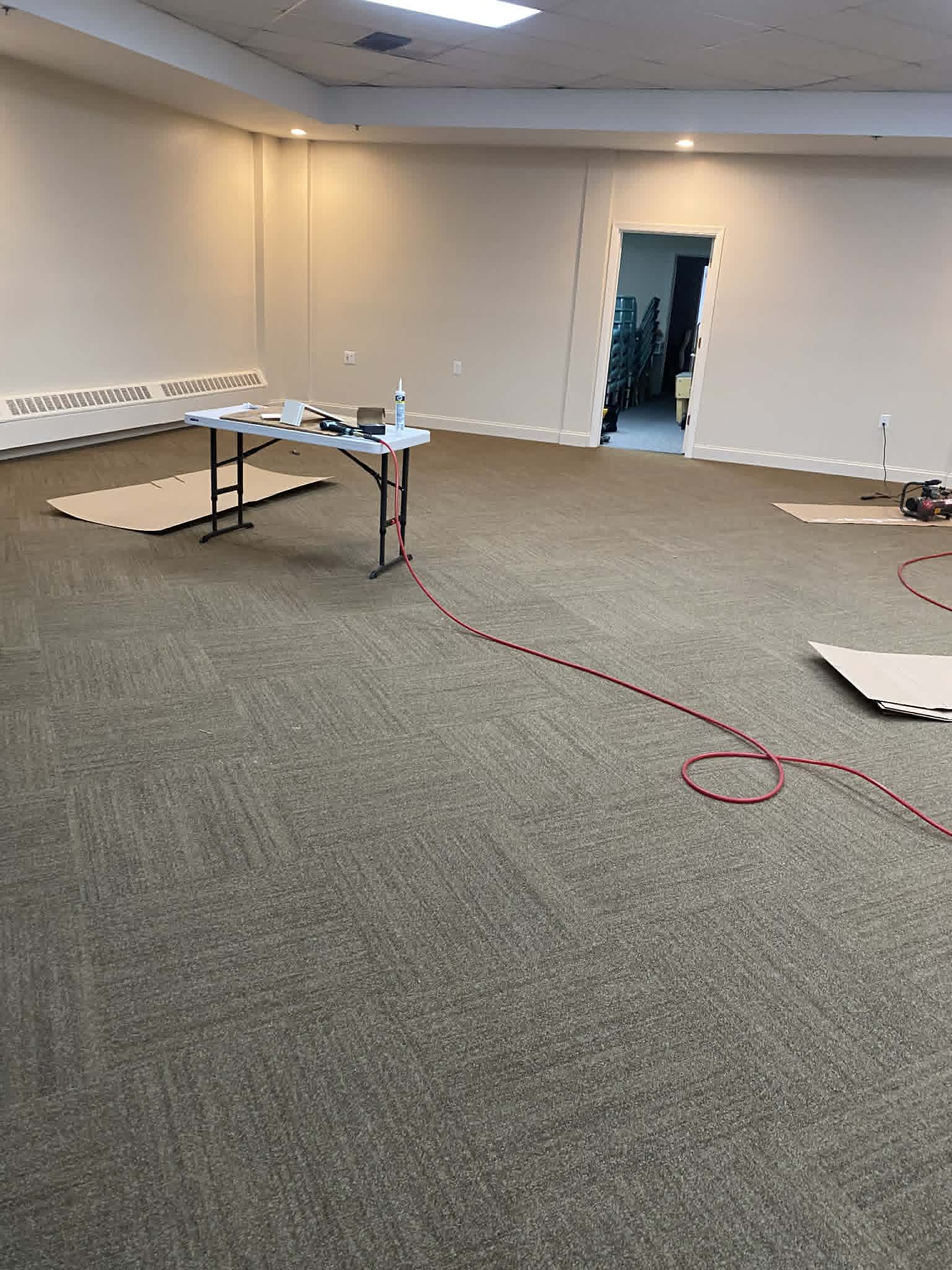 Commercial flooring installation by HP Carpets