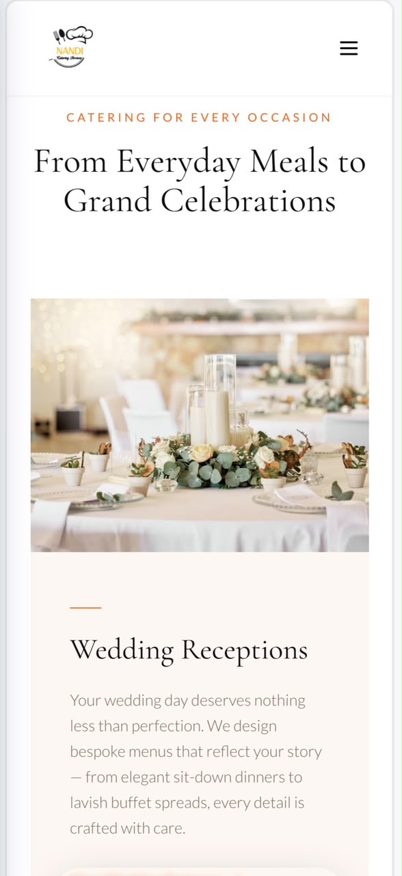 Wedding reception table