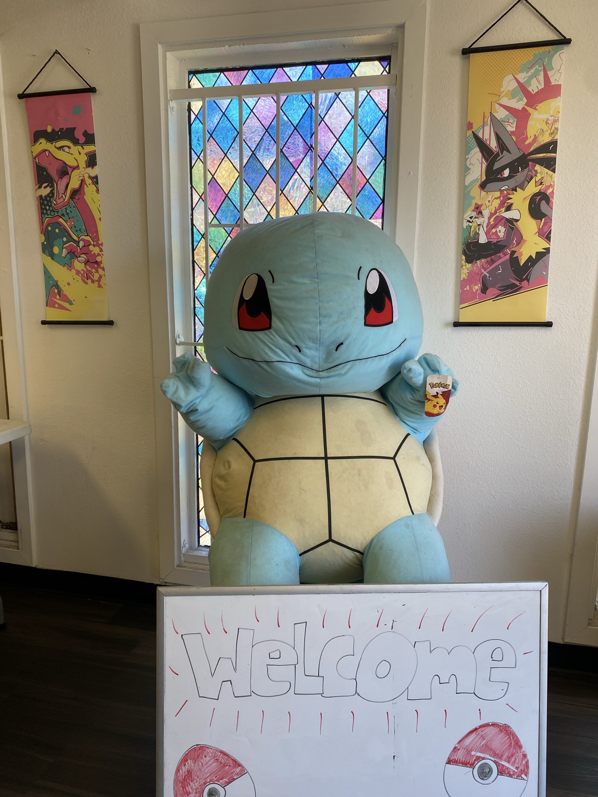 Warm Welcome Interior with Squirtle Plush