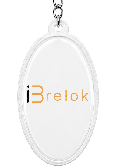 Oval keychain