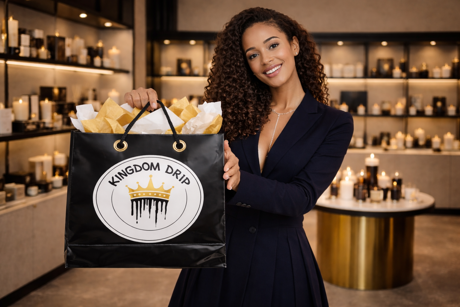 Kingdom Drip luxury brand campaign