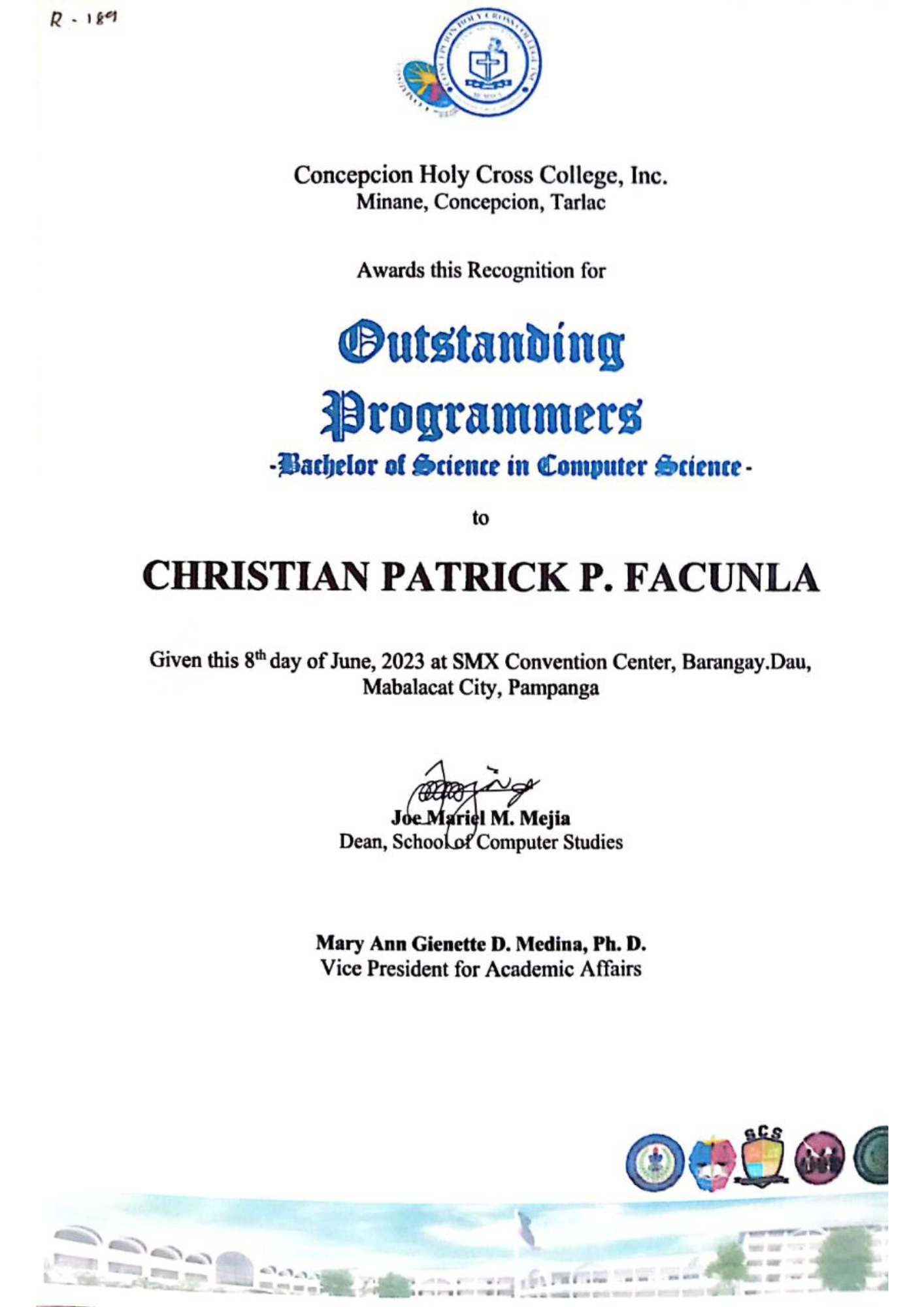 Outstanding Programmers Award