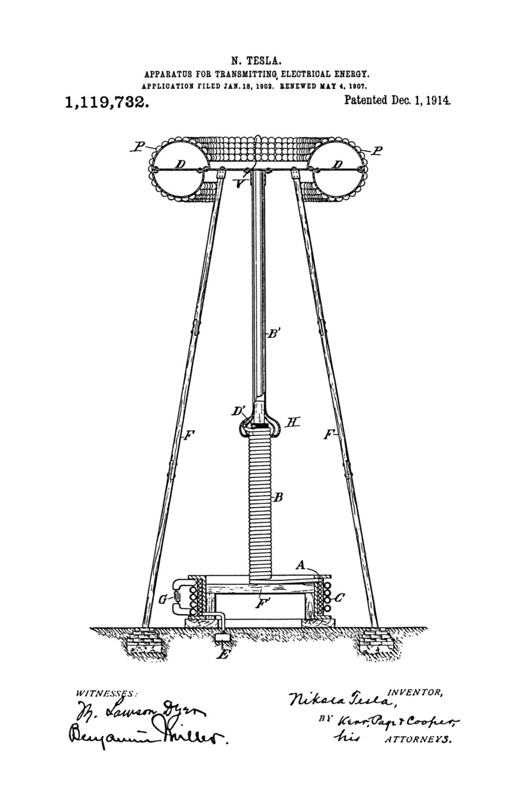 Apparatus for Transmitting Electrical Energy