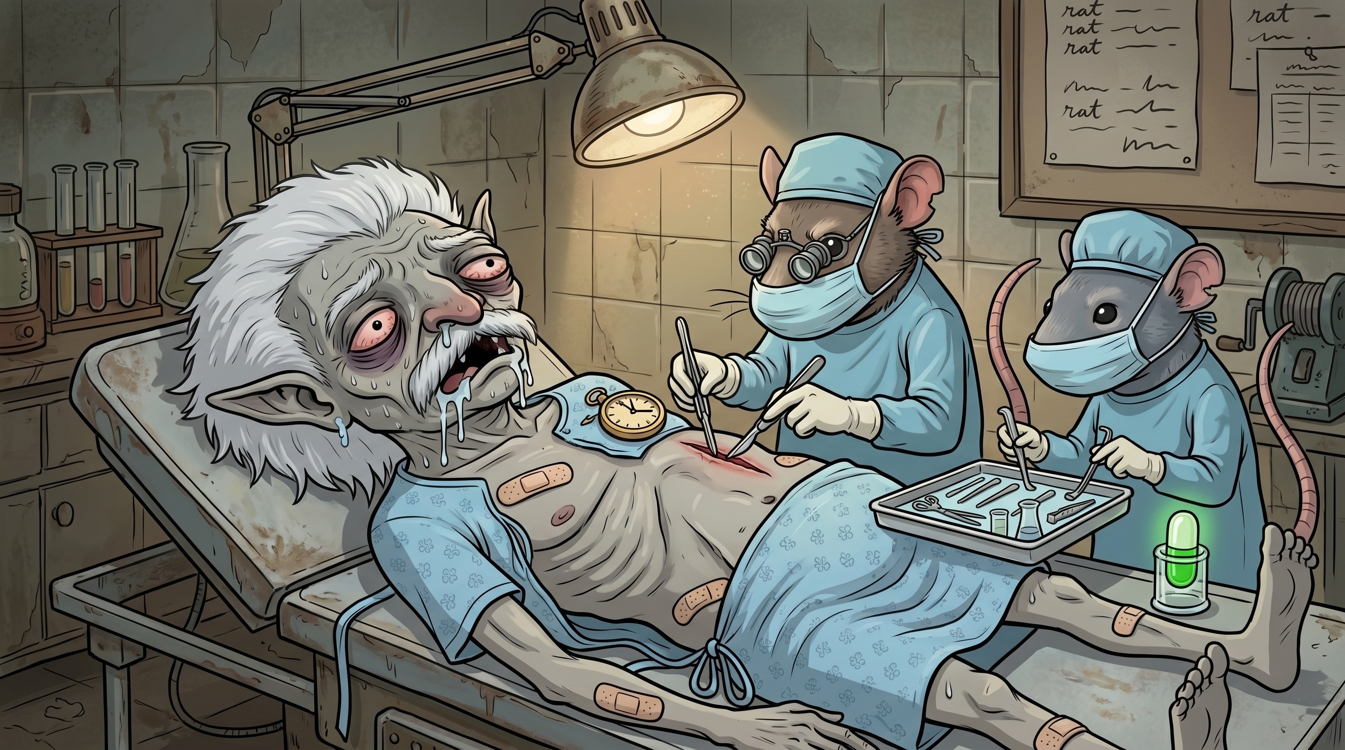 Goblin surgery with rats