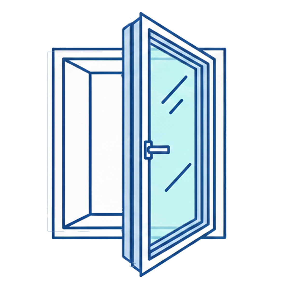 Avautuva 4-pintainen ikkuna