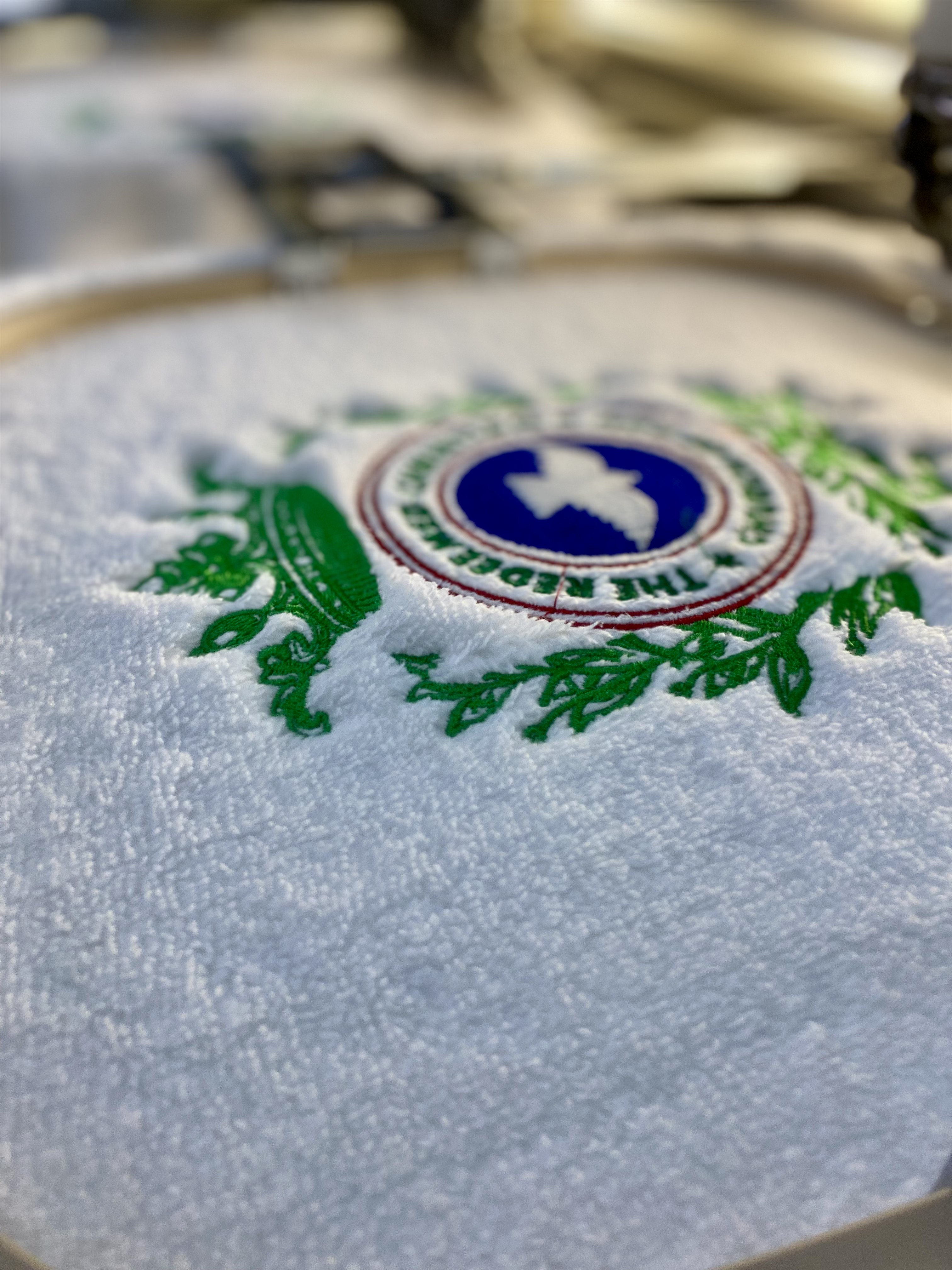 Redeemed Church Towel Embroidery