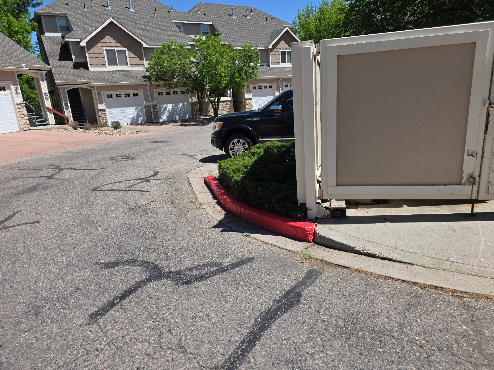 Curb Painting - After