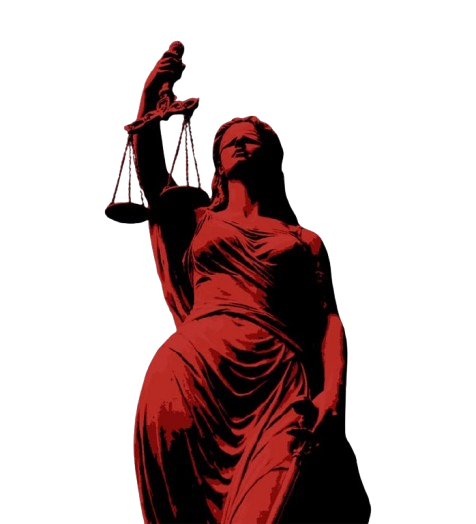 Figura de la Justicia sosteniendo una balanza