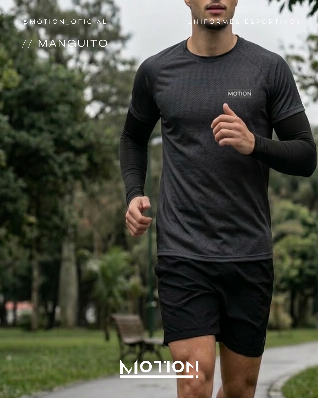 Atleta Motion correndo