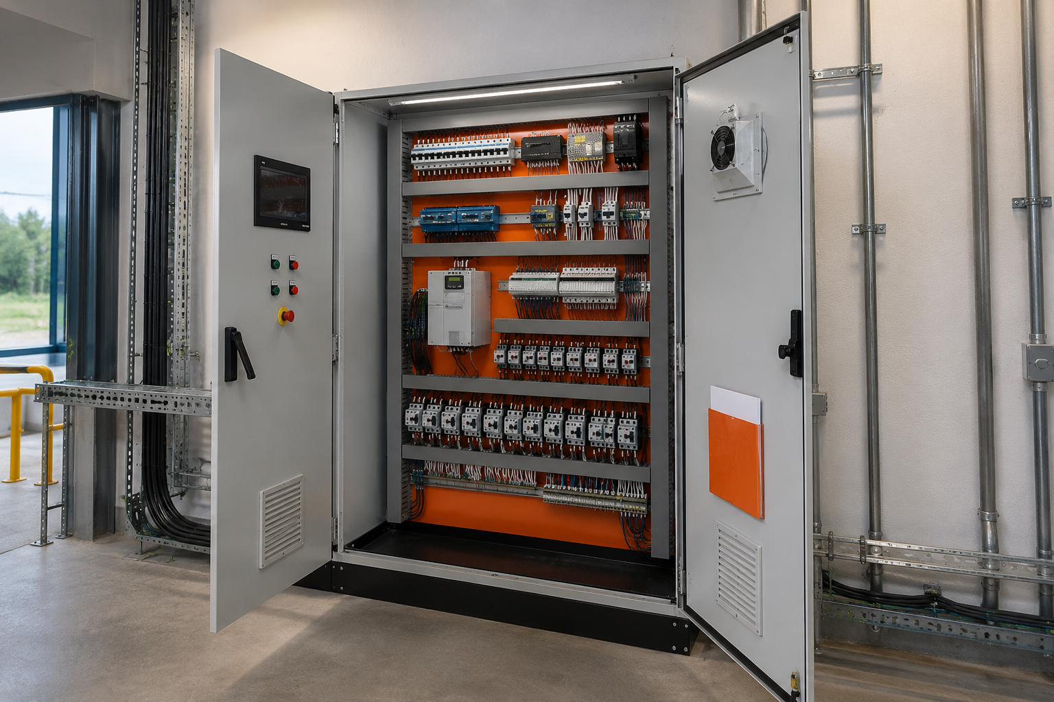 Painel elétrico industrial
