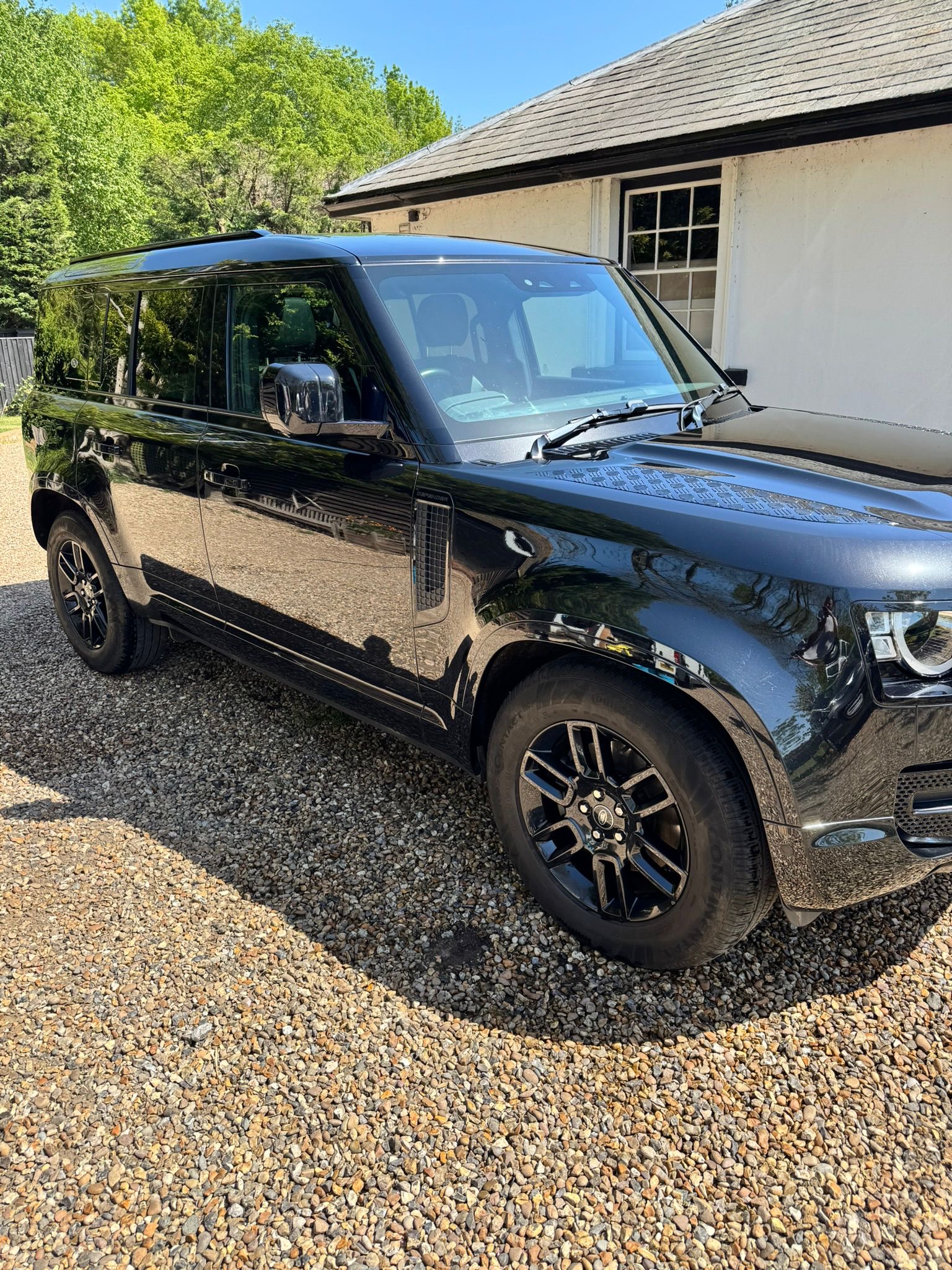 Luxury black Land Rover — professionally detailed by RP Auto Detailing