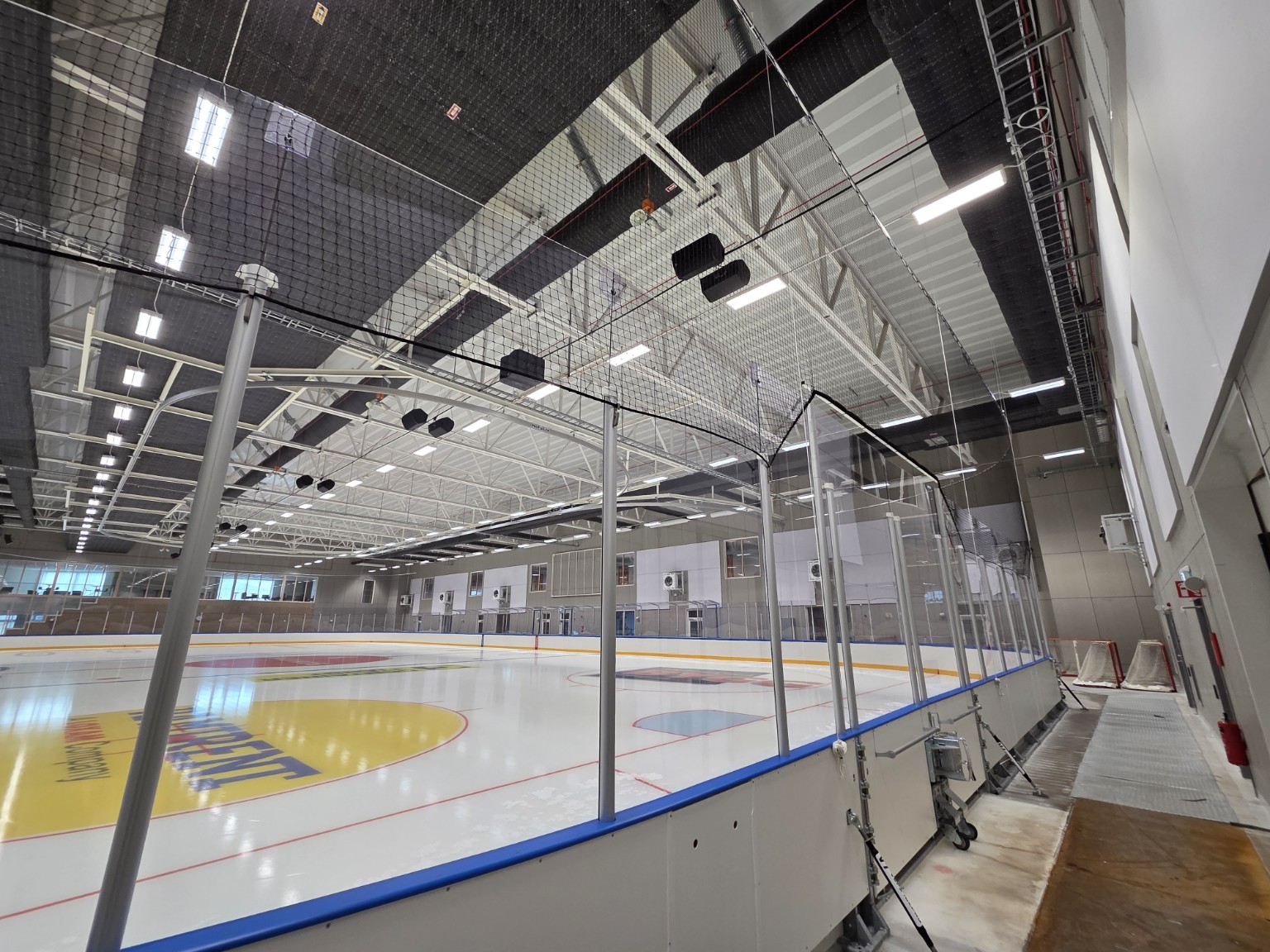 Ventilation och tekniska installationer i en ishall
