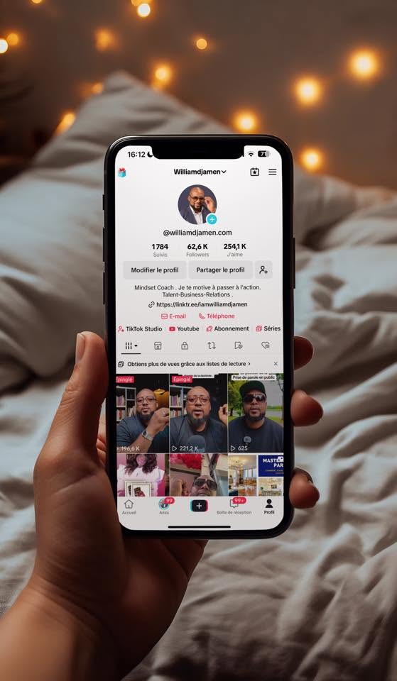 William Djamen TikTok 62K followers