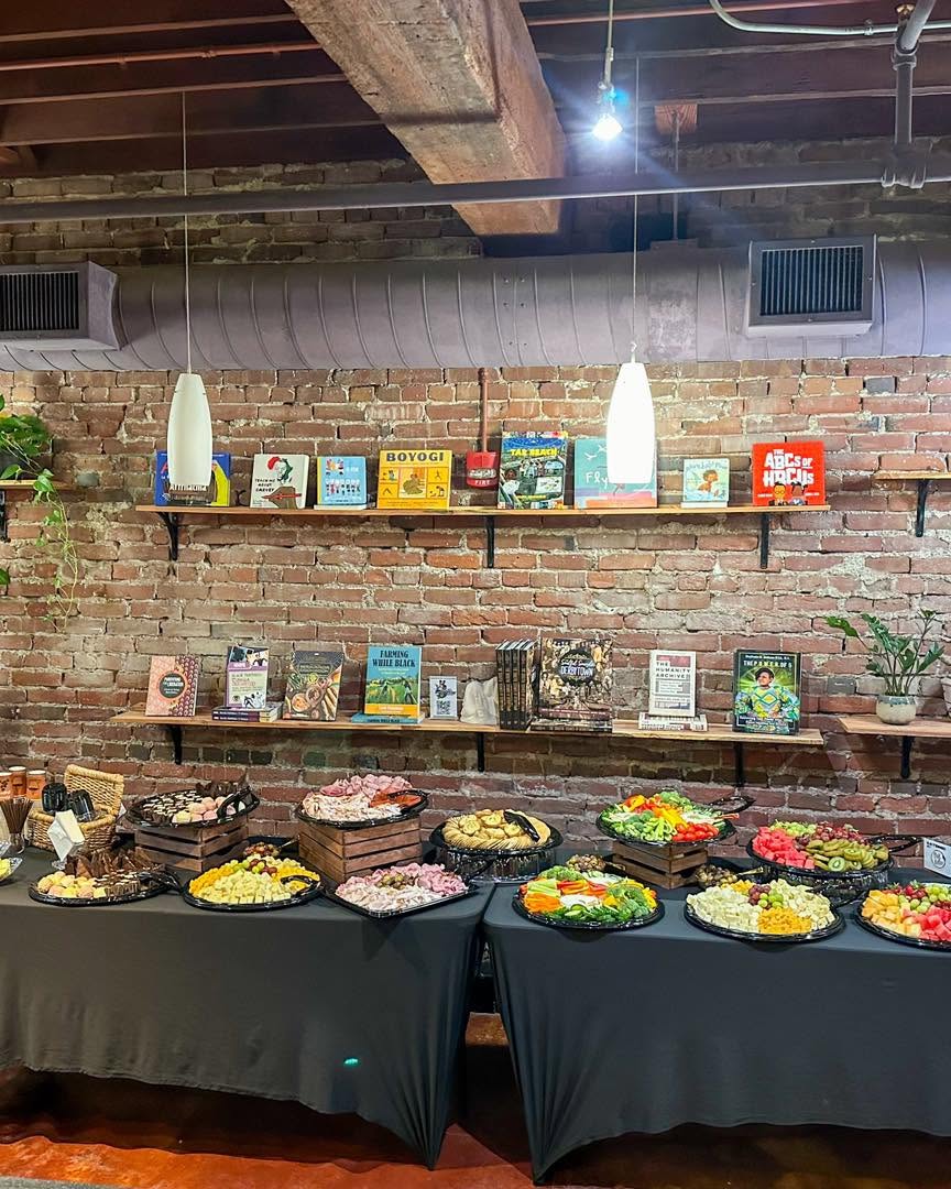 Blak Koffee catering spread