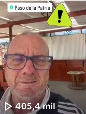 Reel viral: alerta en Paso de la Patria