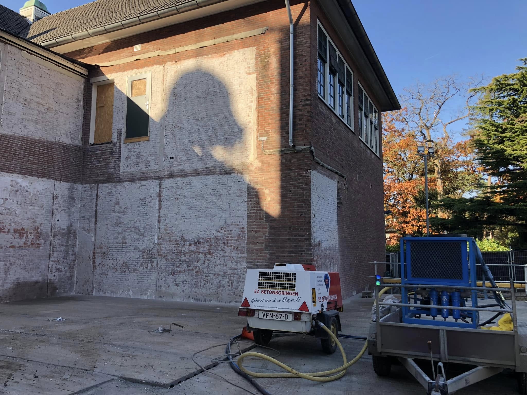 Zandstralen door EZ Betonboringen