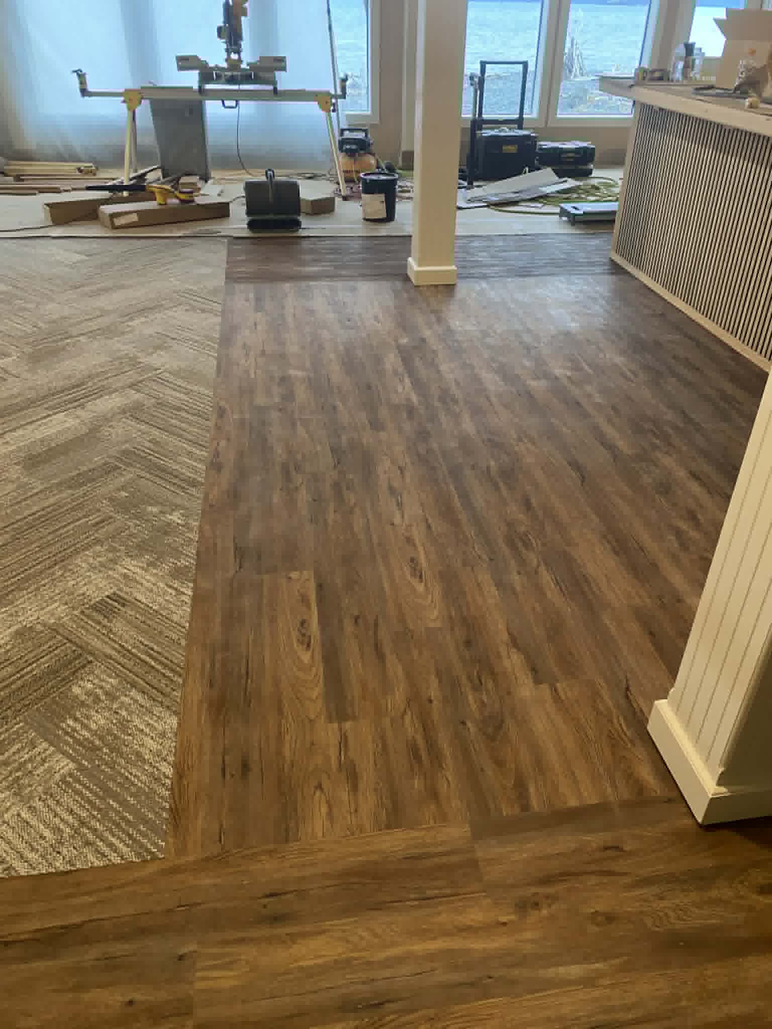 LVP / Vinyl flooring installation by HP Carpets