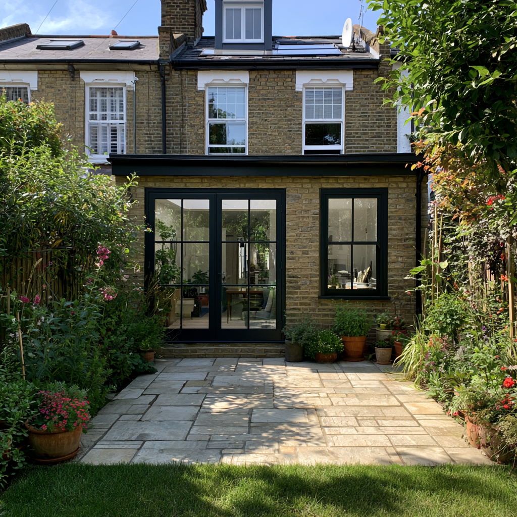 4m rear extension in London stock brick in Hertfordshire