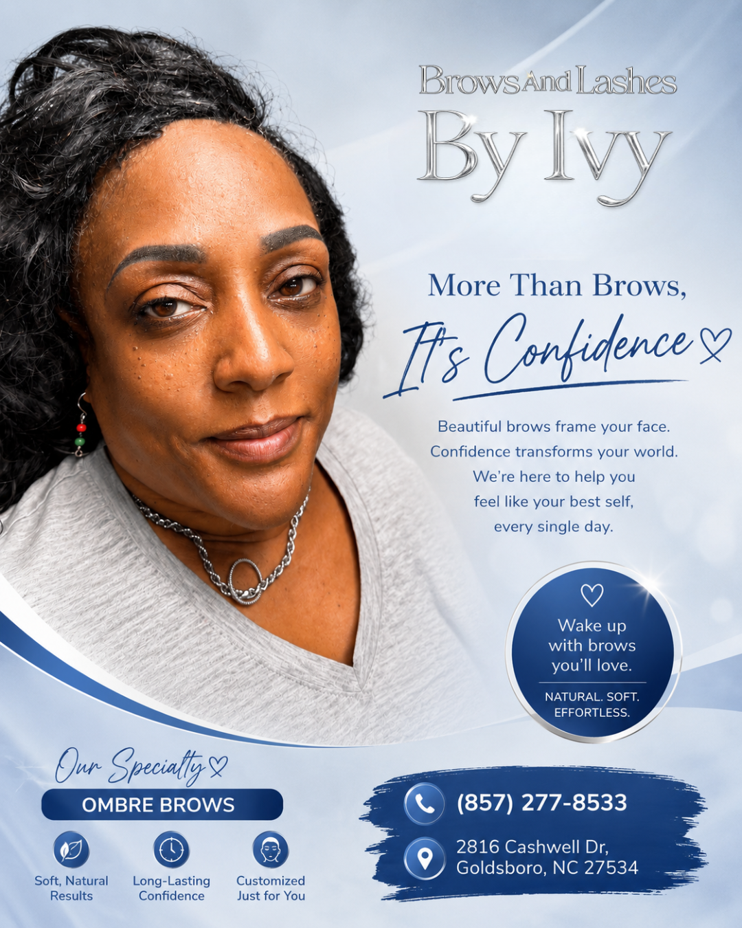 Beautiful brows that frame the face with confidence