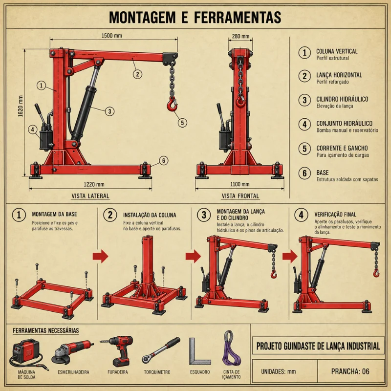 Montagem e Ferramentas