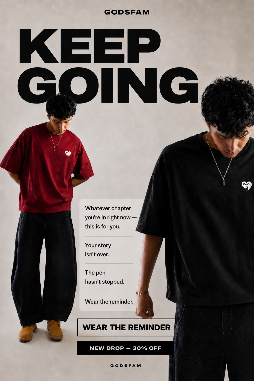 Apparel brand poster design
