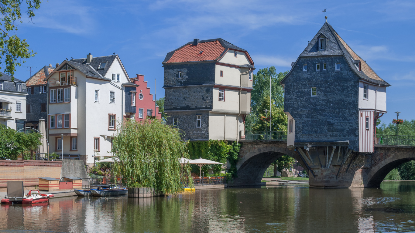 Brückenhäuser von Bad Kreuznach an der Nahe
