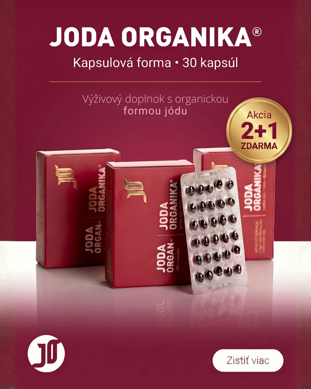 Joda Organika Capsules Product Banner