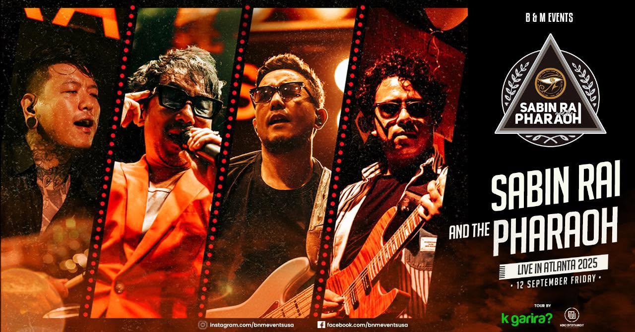 Sabin Rai and the Pharaoh – Live Concert poster