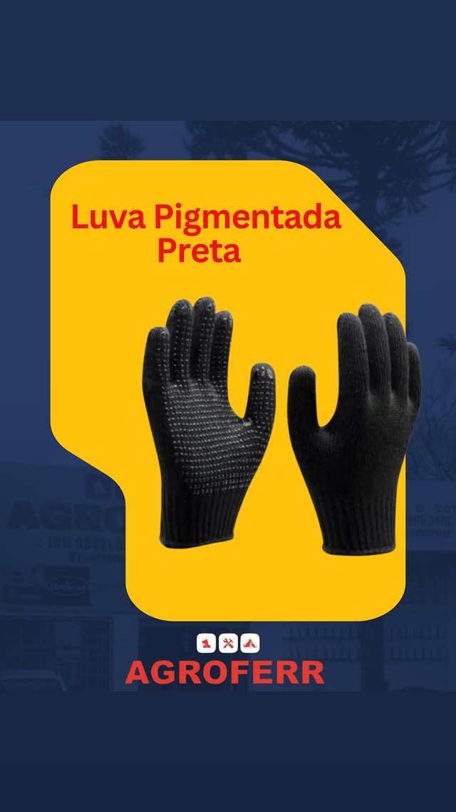 Luva Pigmentada Preta